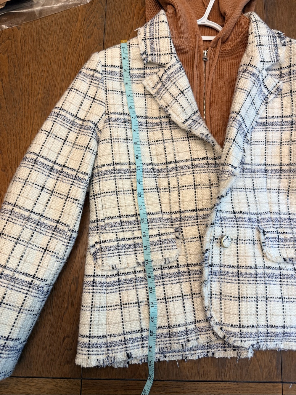 Anthropologie Tweed Dickie Blazer - Picture 7 of 12